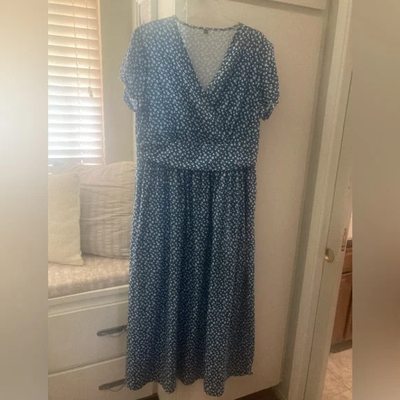 sachin and babi light blue dress Alex Evenings Petite Empire Waist Dress Plum / 8p main image 1